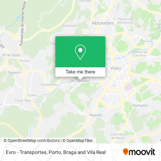 Evro - Transportes map