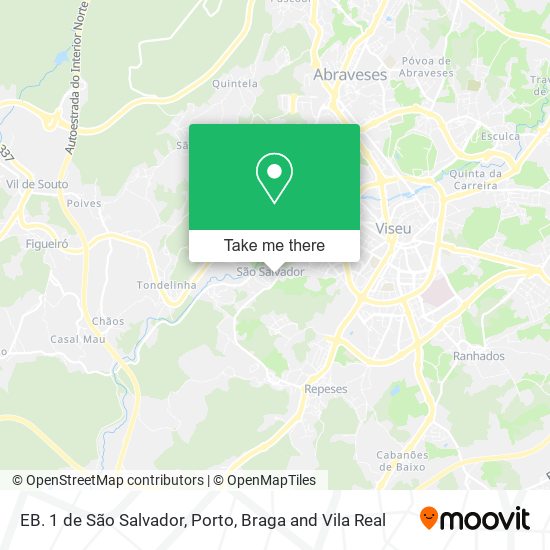 EB. 1 de São Salvador map