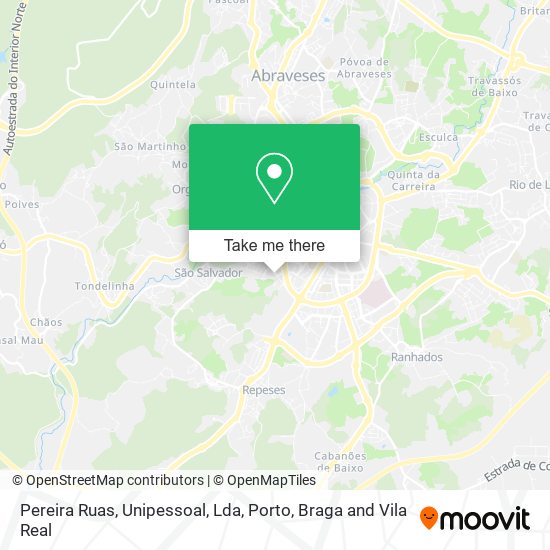 Pereira Ruas, Unipessoal, Lda map