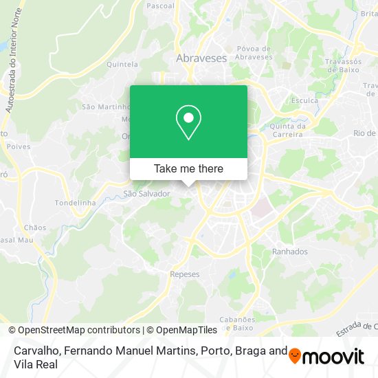 Carvalho, Fernando Manuel Martins map