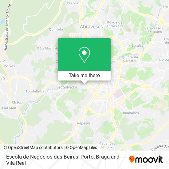 Escola de Negócios das Beiras map