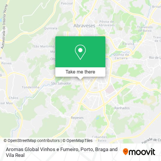 Aromas Global Vinhos e Fumeiro map