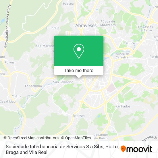 Sociedade Interbancaria de Servicos S a Sibs map