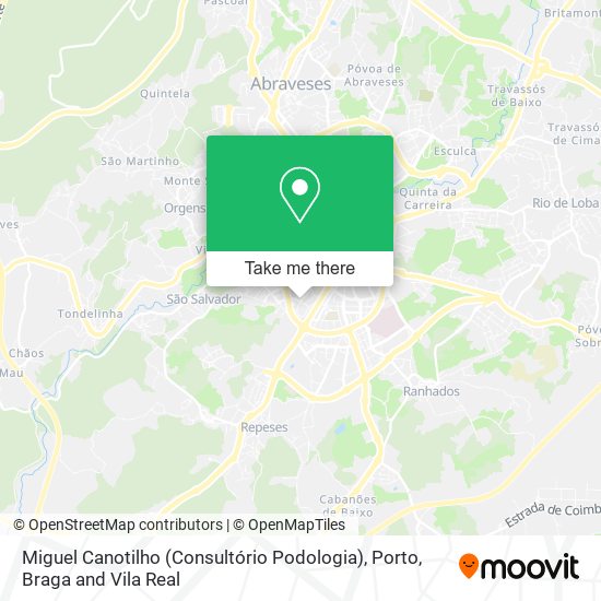 Miguel Canotilho (Consultório Podologia) mapa