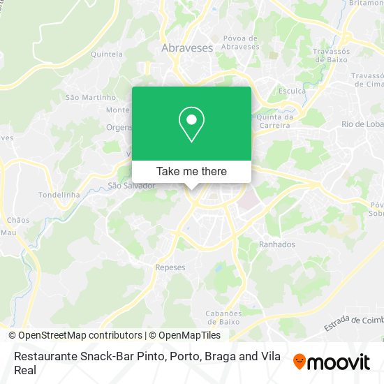 Restaurante Snack-Bar Pinto mapa
