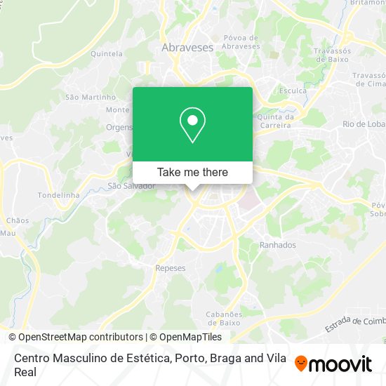 Centro Masculino de Estética mapa