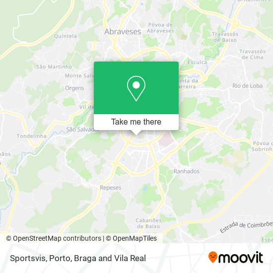 Sportsvis map