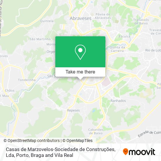 Casas de Marzovelos-Sociedade de Construções, Lda map