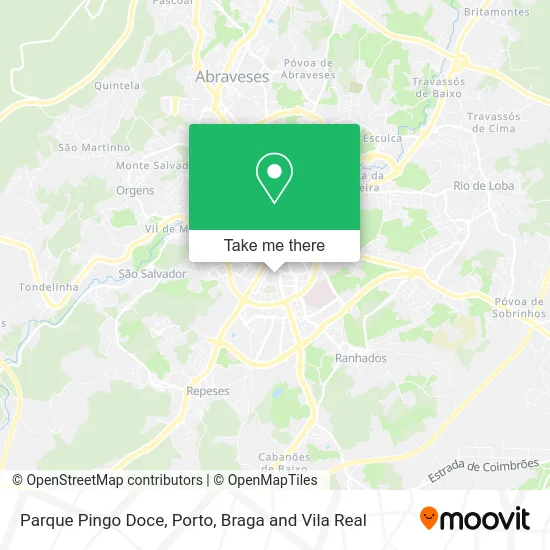 Parque Pingo Doce map