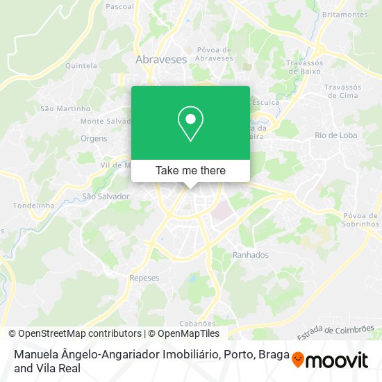 Manuela Ângelo-Angariador Imobiliário mapa