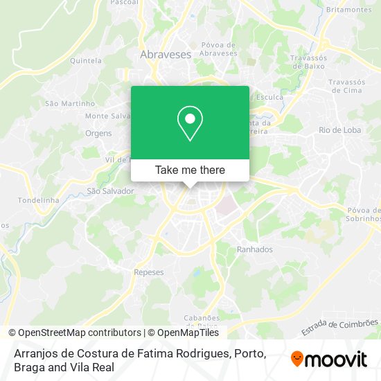 Arranjos de Costura de Fatima Rodrigues mapa