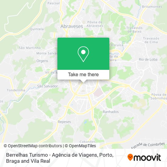 Berrelhas Turismo - Agência de Viagens map