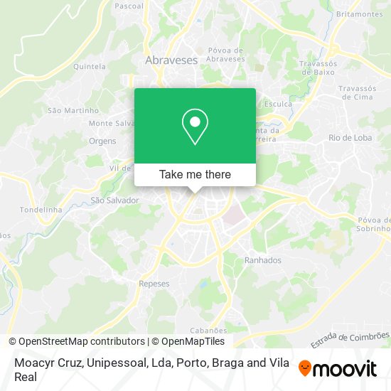 Moacyr Cruz, Unipessoal, Lda mapa