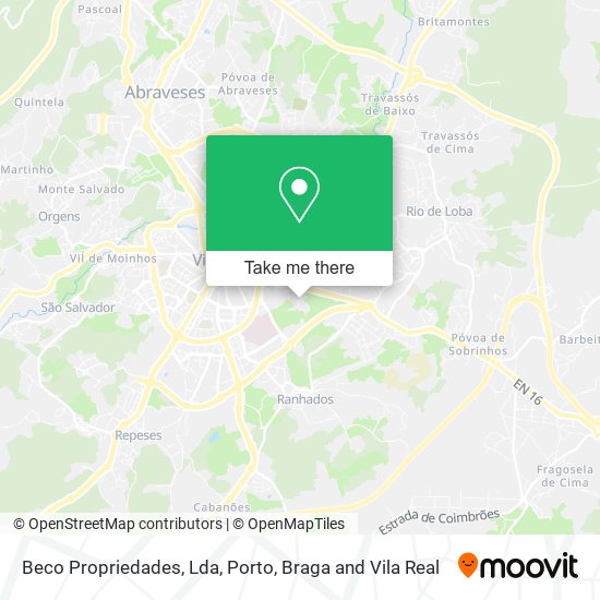 Beco Propriedades, Lda mapa