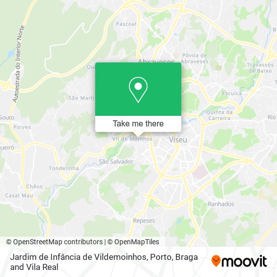 Jardim de Infância de Vildemoinhos map