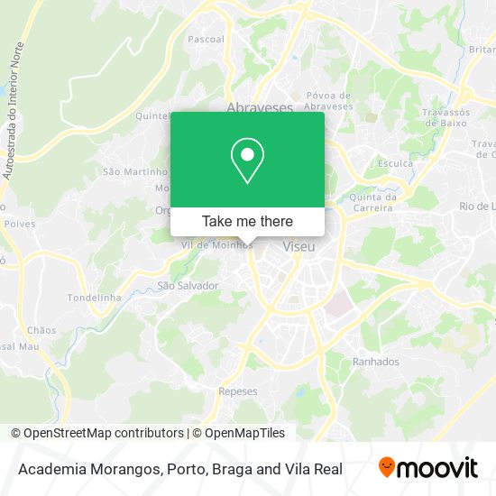 Academia Morangos mapa