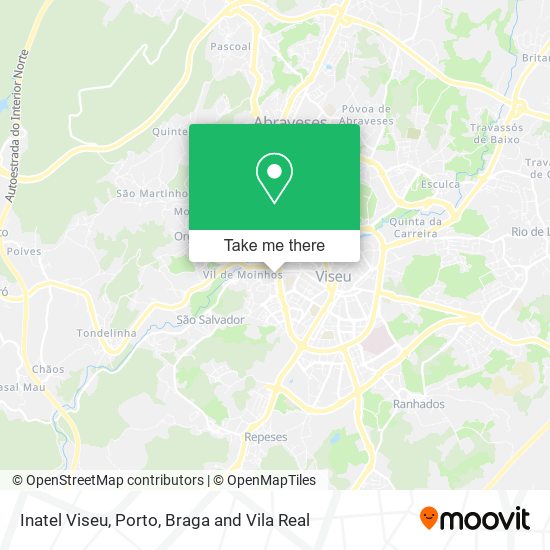 Inatel Viseu map