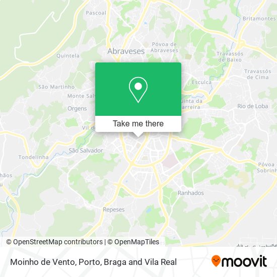 Moinho de Vento map