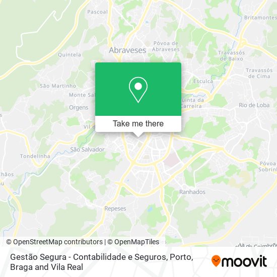 Gestão Segura - Contabilidade e Seguros mapa