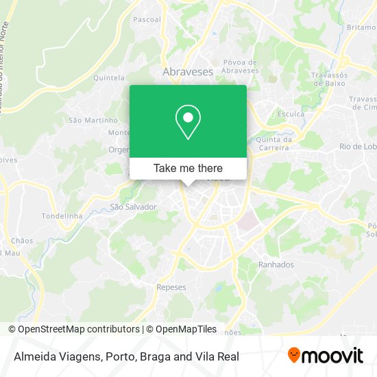 Almeida Viagens map