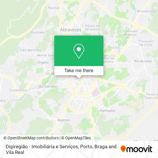 Digiregião - Imobiliária e Serviços mapa