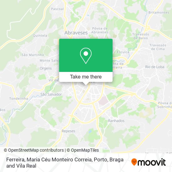 Ferreira, Maria Céu Monteiro Correia mapa