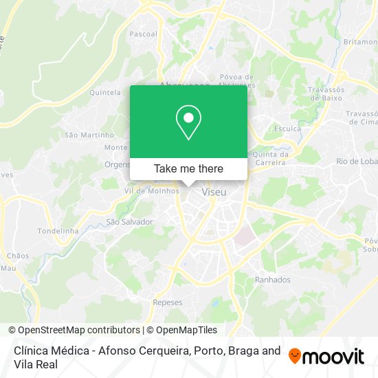 Clínica Médica - Afonso Cerqueira map