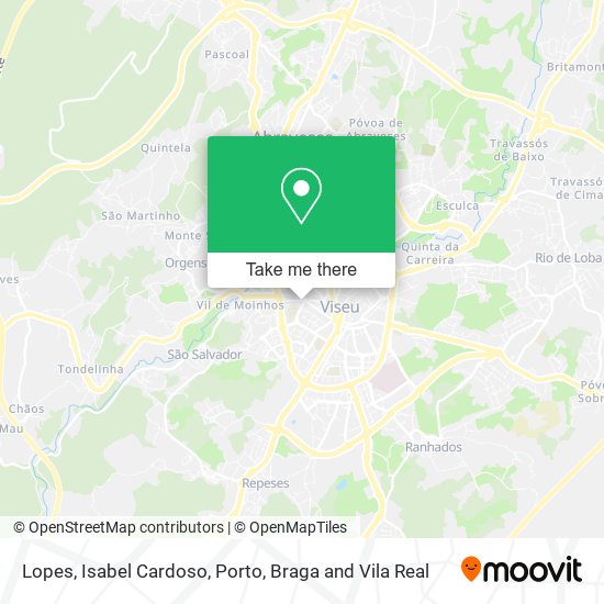 Lopes, Isabel Cardoso mapa