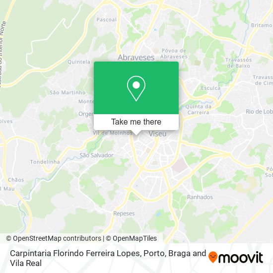 Carpintaria Florindo Ferreira Lopes mapa