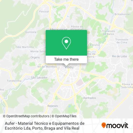 Aufer - Material Técnico e Equipamentos de Escritório Lda mapa
