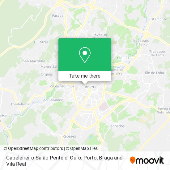 Cabeleireiro Salão Pente d' Ouro map