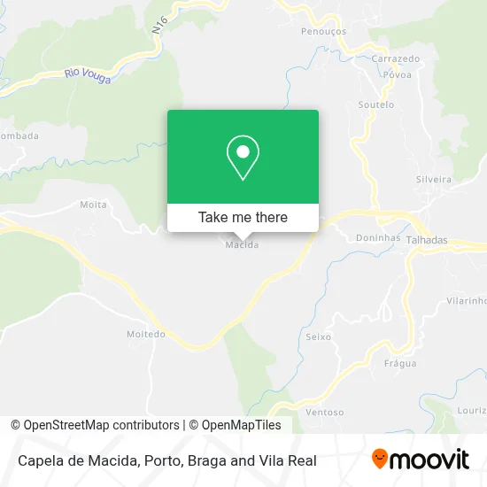 Capela de Macida map