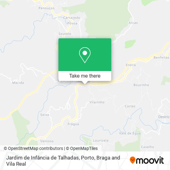 Jardim de Infância de Talhadas map