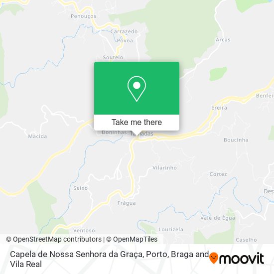 Capela de Nossa Senhora da Graça mapa
