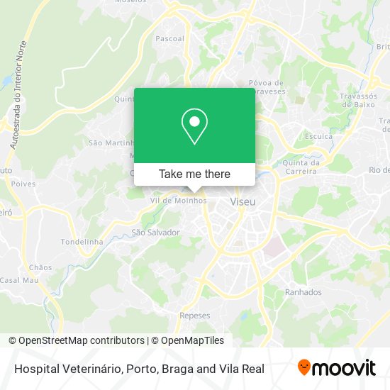 Hospital Veterinário map