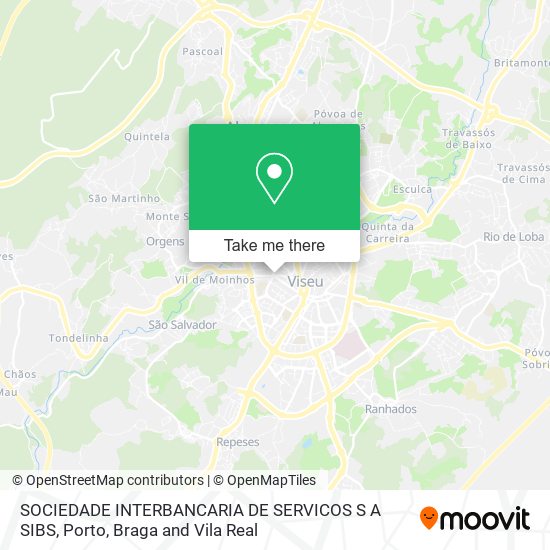 SOCIEDADE INTERBANCARIA DE SERVICOS S A SIBS mapa