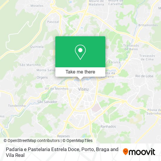 Padaria e Pastelaria Estrela Doce mapa