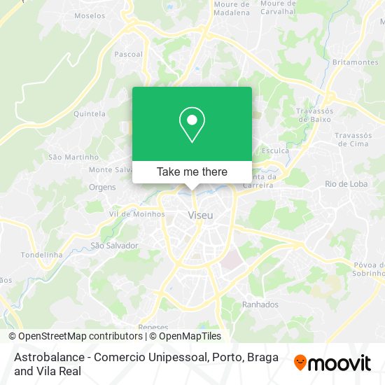 Astrobalance - Comercio Unipessoal mapa