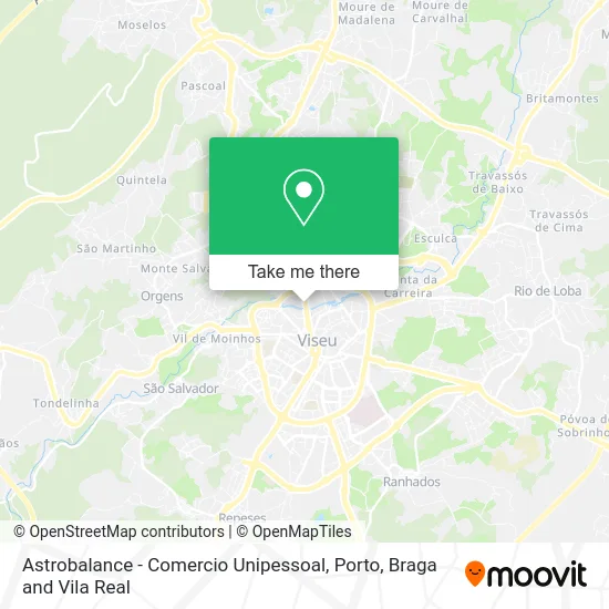 Astrobalance - Comercio Unipessoal map