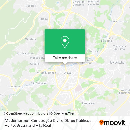 Modernorma - Construção Civíl e Obras Publicas mapa