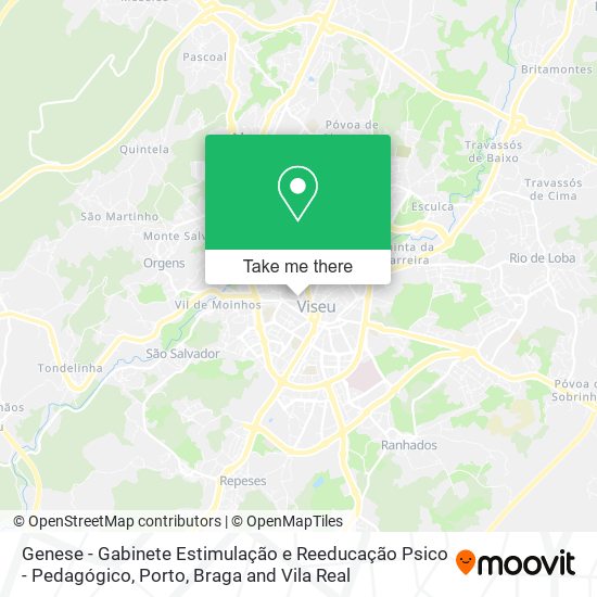 Genese - Gabinete Estimulação e Reeducação Psico - Pedagógico map