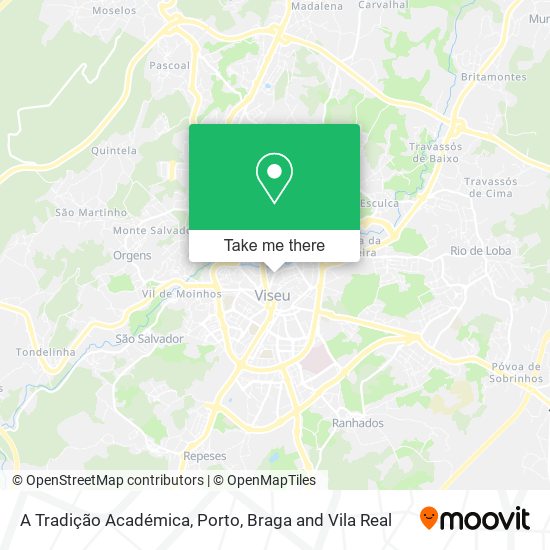 A Tradição Académica map