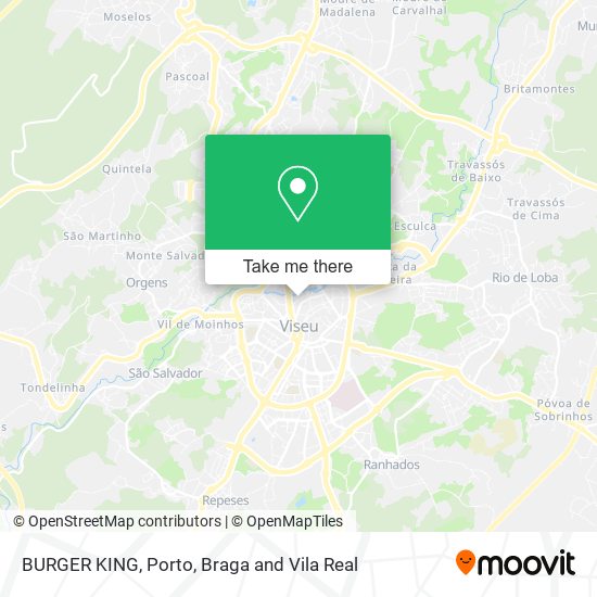 BURGER KING map