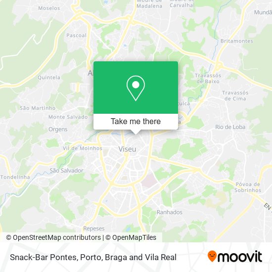 Snack-Bar Pontes map