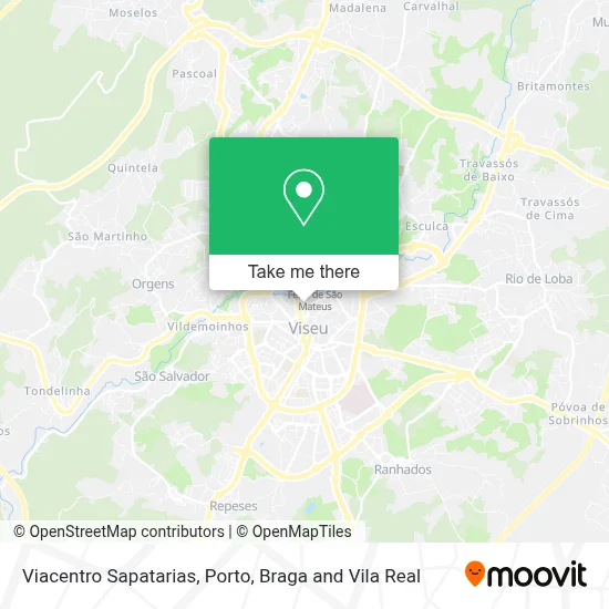 Viacentro Sapatarias map