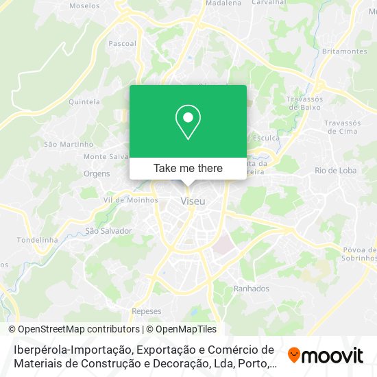 Iberpérola-Importação, Exportação e Comércio de Materiais de Construção e Decoração, Lda map