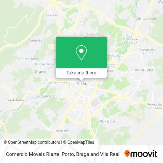 Comercio Moveis Riarte map