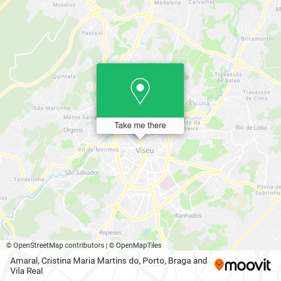 Amaral, Cristina Maria Martins do map