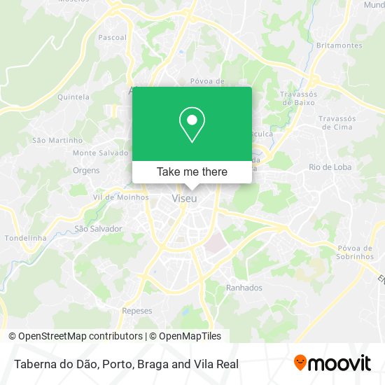 Taberna do Dão mapa