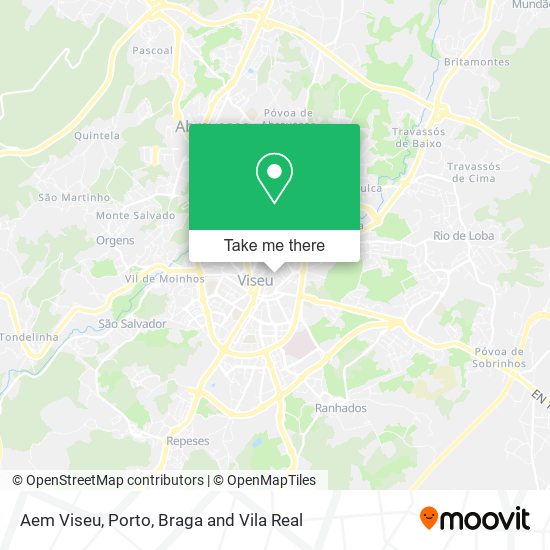 Aem Viseu map